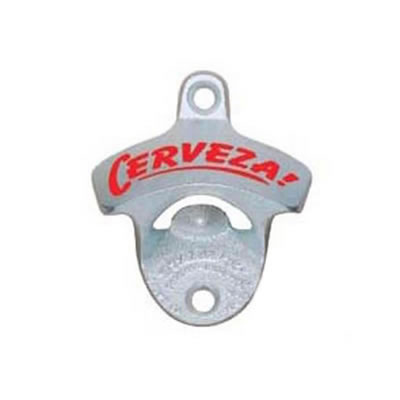 Cerveza! Wall Mount Starr Bottle Opener